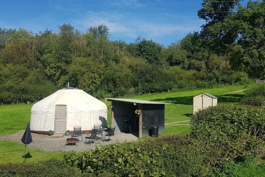 Hotel Bronfelen Yurt Cynghordy Exteriér fotografie
